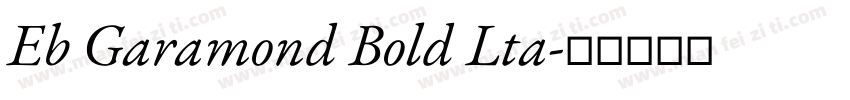 Eb Garamond Bold Lta字体转换